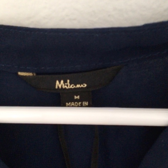 Milano blue women’s top - Picture 3 of 3